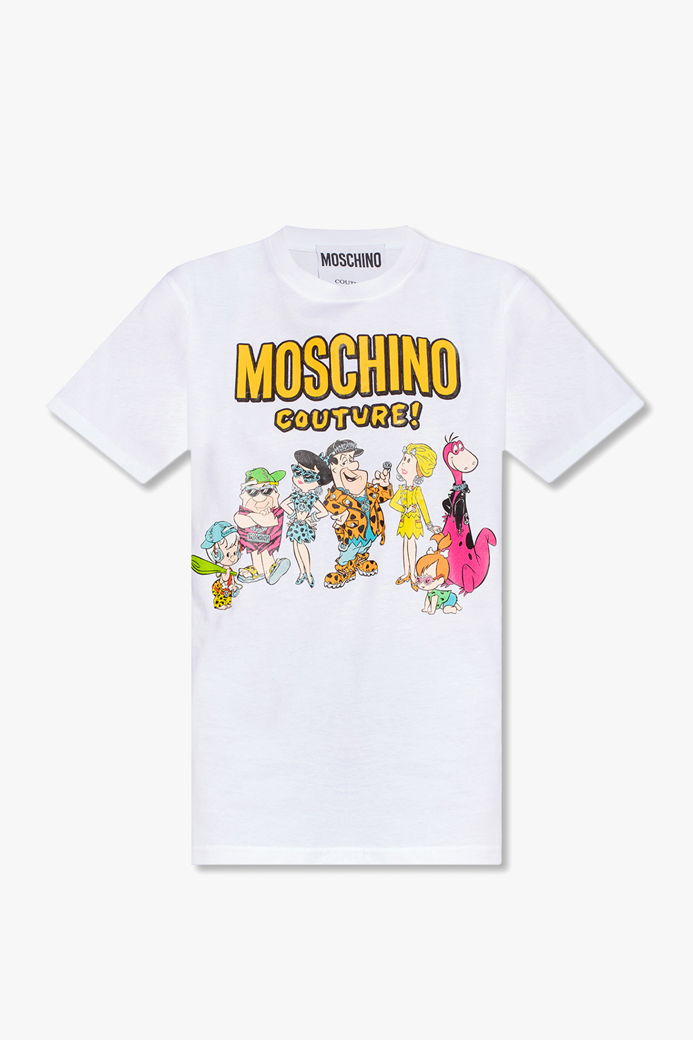 Moschino Studio AOP Kadın Bej T - IetpShops Switzerland - Shirt